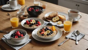 petit déjeuner avant marathon